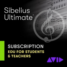 AVID - SIBELIUS ULTIMATE EDUCATION - 1 year subscription