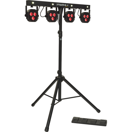 ALGAM LIGHTING - STAGEBAR II - LED projectors on stand and pedal