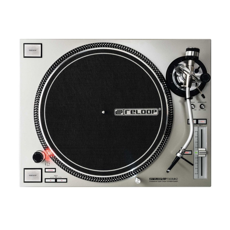 Reloop RP-2000 MK2 Quartz-Driven DJ Turntable with Direct Drive