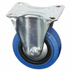 Adam Hall - Roulette fixe bleue - 100 mm