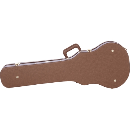 GATOR - GW-LP BROWN - Deluxe Wood Case for Single-Cutaway Guitars - Vintage Brown Exterior