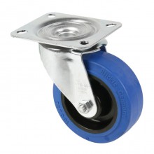 Guitel 37023 roulette pivotante 100mm , bleu, sans frein