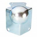 Adam Hall - Coin boule à renfort d'angle pour lidmaker 45 mm - Zinc