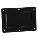 Adam Hall - Hardware 87151 - Einbauschale schwarz gross ungestanzt