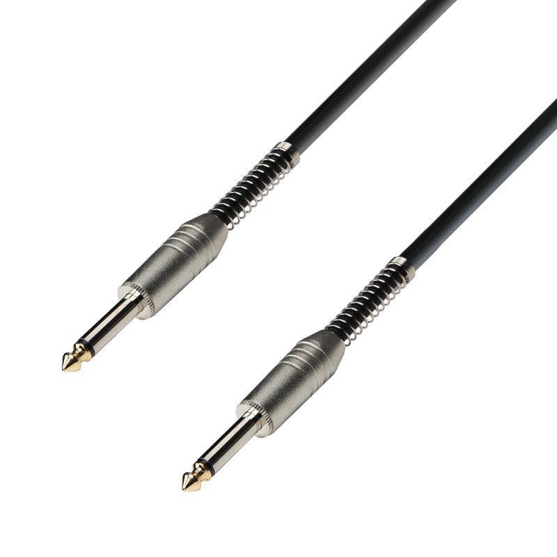 Cable de Audio ADAM HALL (Jack 6.3mm - 1 m - Negro)