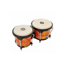 MEINL PERCUSSION - FWB190AF - Wood bongos 6.75/8" amber flame