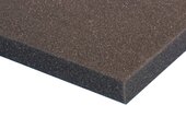 Mousse de garniture polyester gris (200 cm x 100 cm x 25 mm)