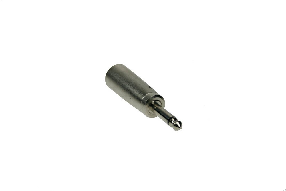 Adapter XLR male to jack plug mono