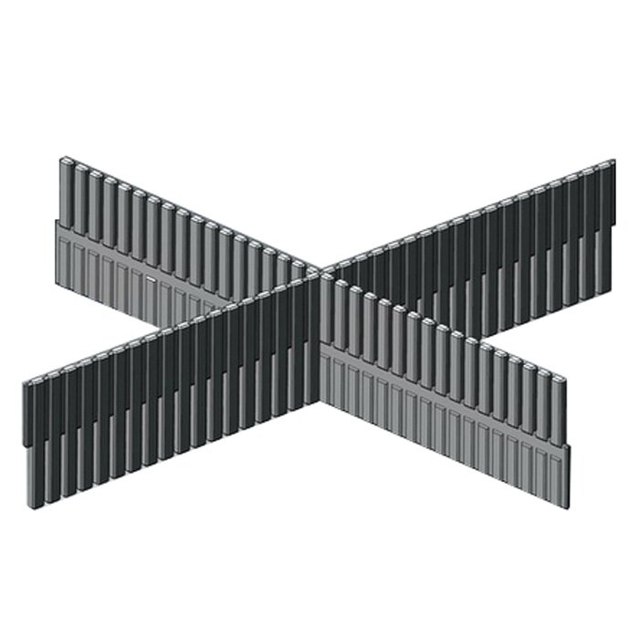 Adam Hall - Syst�me de s�paration en plastique pour tiroir rackable 19" - Largeur