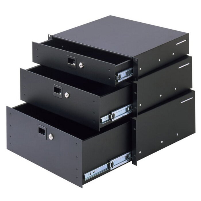 Adam Hall - Rack Drawer 4 U aluminium
