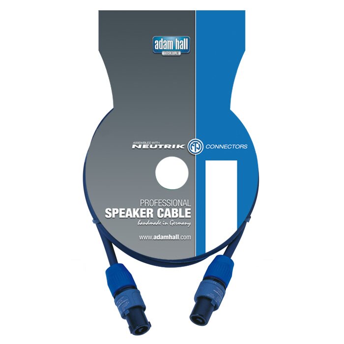 Adam Hall - C�ble Haut-parleur Neutrik Speakon 2 Points / Speakon 2 Points - 10 M�tres